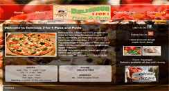 Desktop Screenshot of deliciouspizza.ca